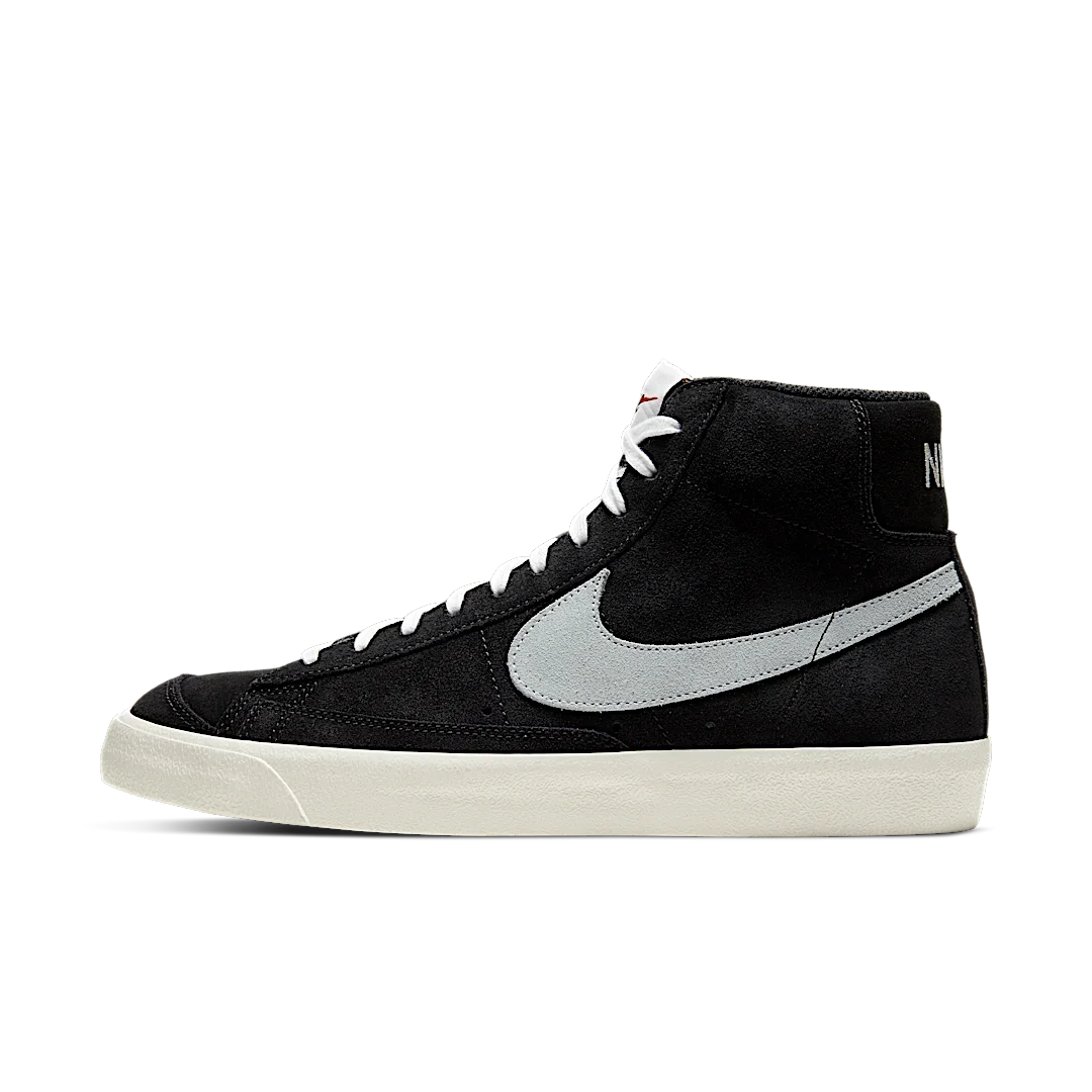 Overkicks - Nike Blazer Mid 77 Black Suede (CW2371-001) - vista lateral