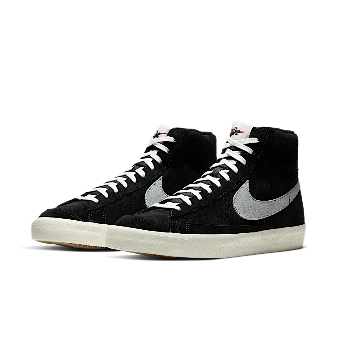 Overkicks - Nike Blazer Mid 77 Black Suede (CW2371-001) - vista trasera