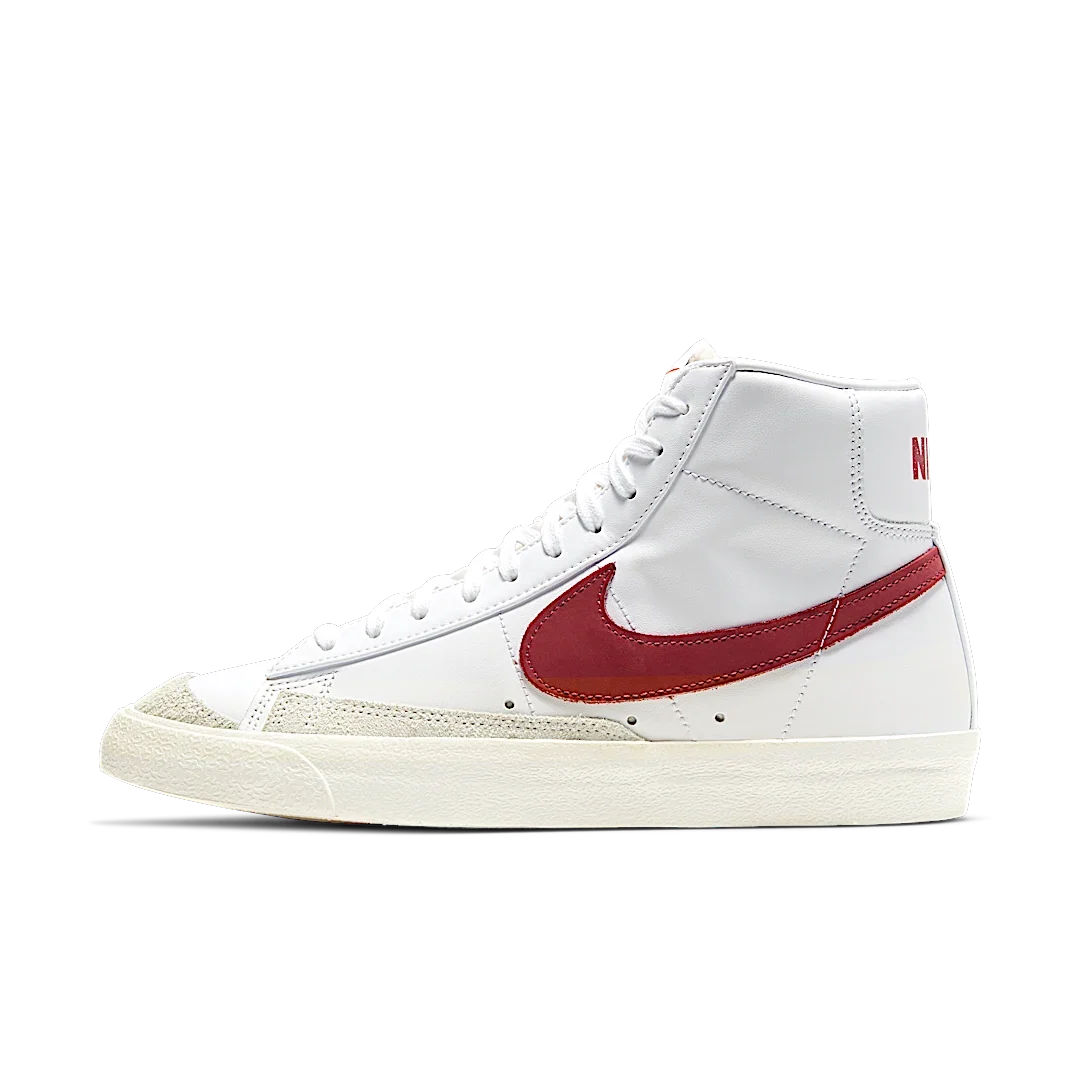 Overkicks - Nike Blazer Mid 77 Brick Red (BQ6806-102) - vista lateral