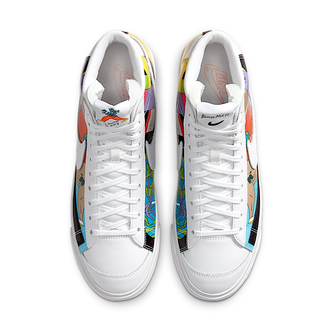 Overkicks - Nike Blazer Mid 77 Flyleather Ruohan Wang (CZ3775-900) - par completo
