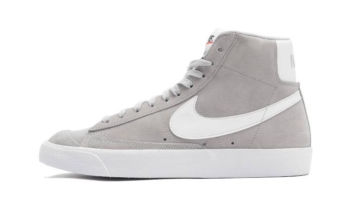 Overkicks - Nike Blazer Mid 77 Light Smoke Grey (CI1172-004) - vista lateral