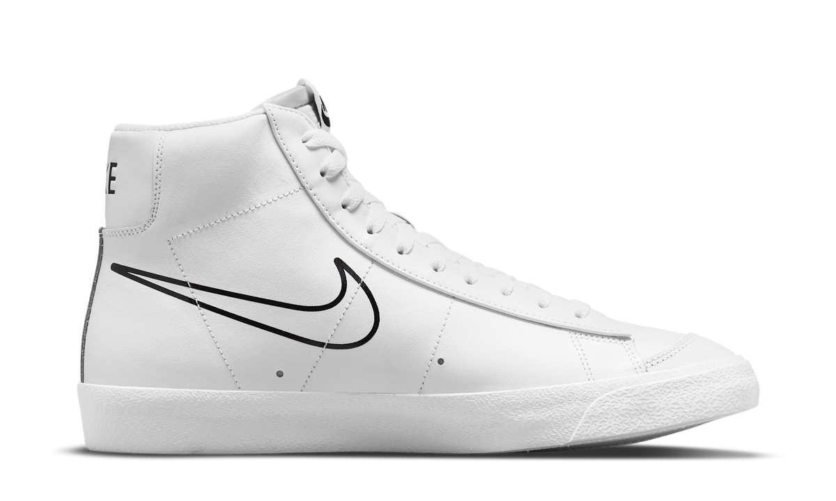 Overkicks - Nike Blazer Mid 77 Multi-Swoosh White (DN7996-100) - detalle suela