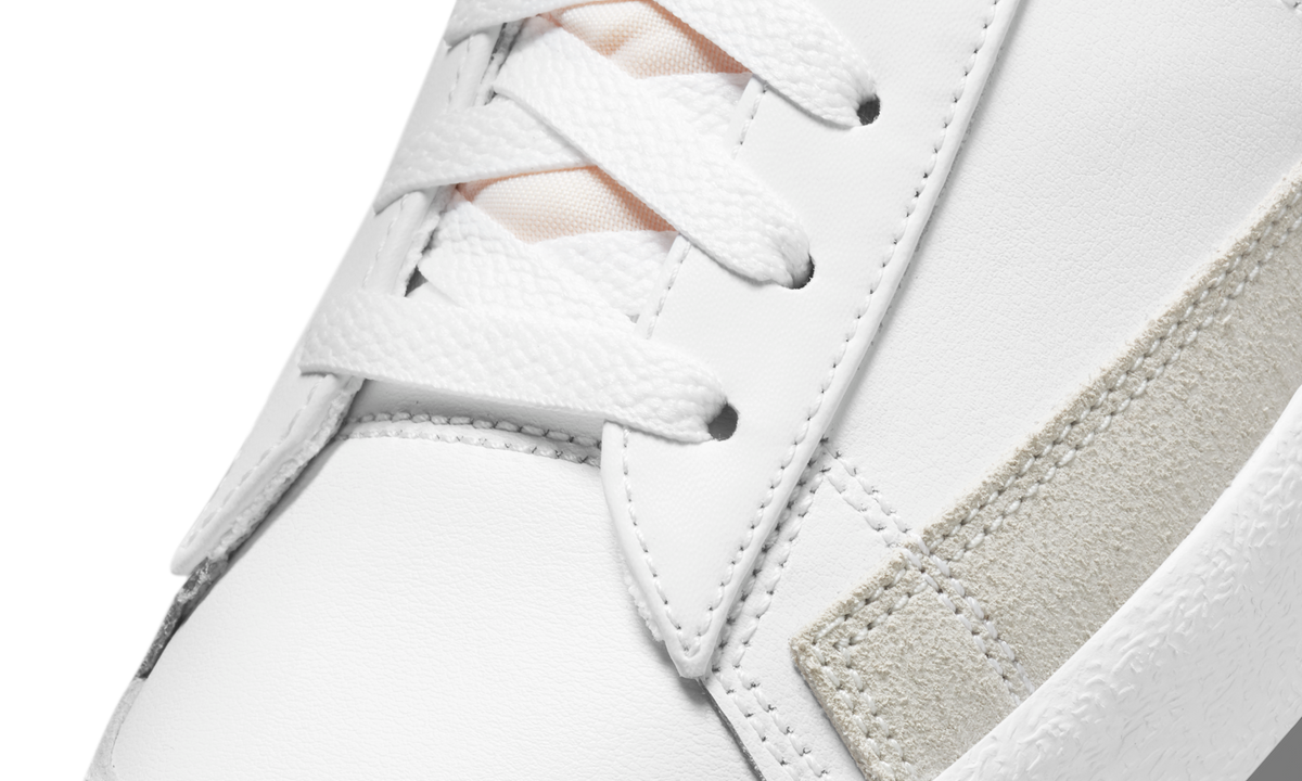 Overkicks - Nike Blazer Mid 77 Multi-Swoosh White (DN7996-100) - detalle lateral interior