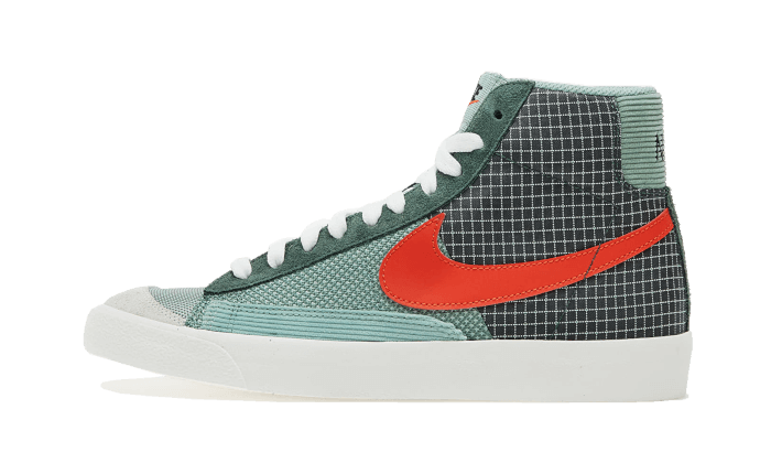 Overkicks - Nike Blazer Mid 77 Patch Dutch Green (DD1162-300) - vista lateral