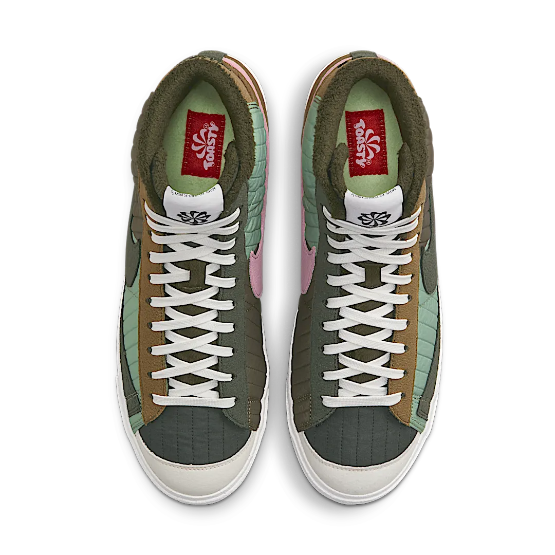 Overkicks - Nike Blazer Mid 77 Premium Toasty Sequoia Quilted (DD8024-300) - par completo