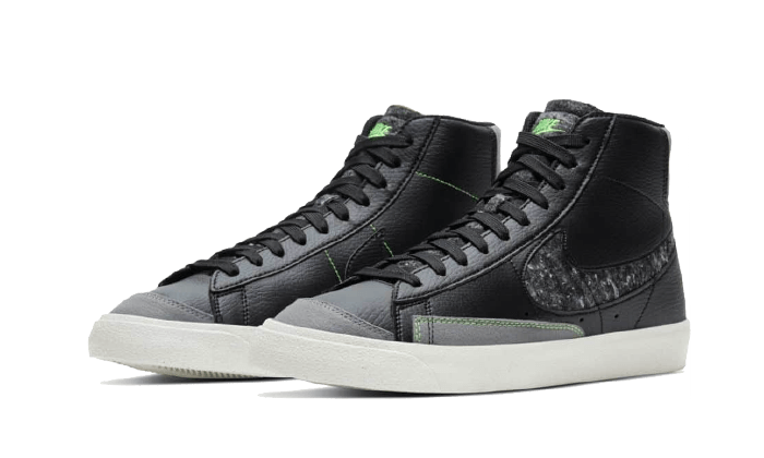 Overkicks - Nike Blazer Mid 77 Vintage Black Light Bone (CW6726-001) - vista trasera