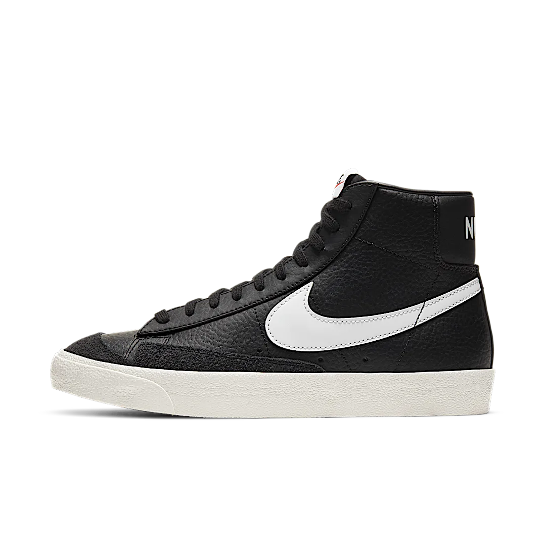 Overkicks - Nike Blazer Mid 77 Vintage Black Sail (BQ6806-002) - vista lateral