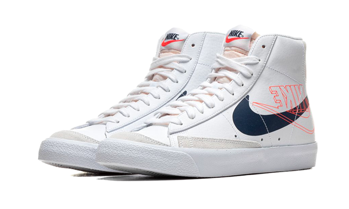 Overkicks - Nike Blazer Mid 77 Vintage Reverse Logo (DA4651-100) - vista trasera