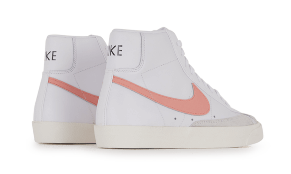 Overkicks - Nike Blazer Mid 77 White Atomic Pink (Womens) (CZ1055-110) - par completo