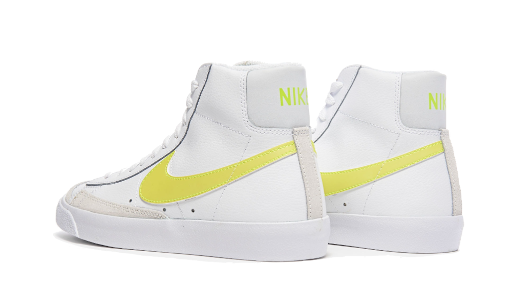 Overkicks - Nike Blazer Mid 77 White Lemon Venom (Womens) (CZ0362-100) - par completo