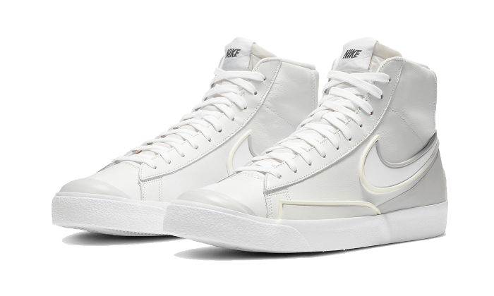 Overkicks - Nike Blazer Mid Infinite Summit White (DA7233-101) - vista trasera