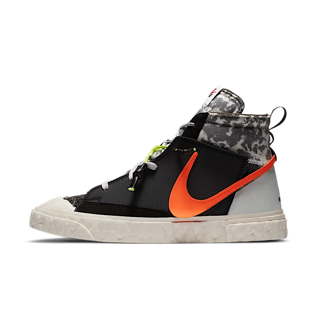 Overkicks - Nike Blazer Mid READYMADE Black (CZ3589-001) - vista lateral