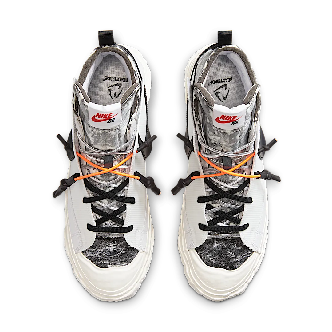 Overkicks - Nike Blazer Mid READYMADE White (CZ3589-100) - par completo