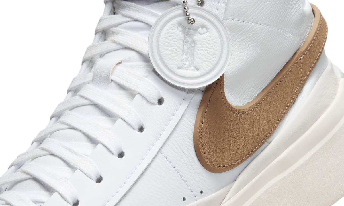 Overkicks - Nike Blazer Phantom Mid White Khaki (DX5800-102) - detalle