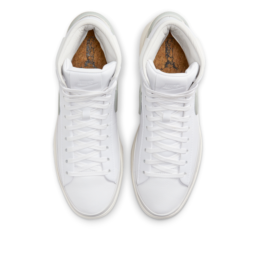 Overkicks - Nike Blazer Phantom Mid White Light Pumice (DX5800-101) - par completo