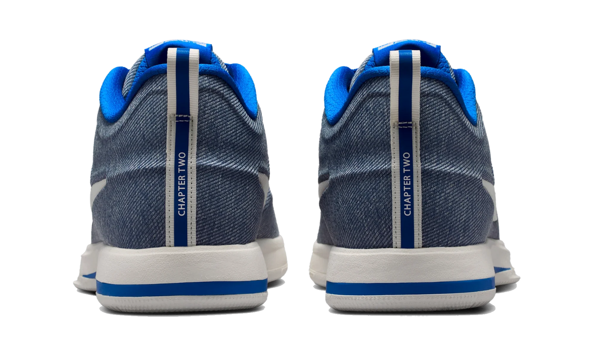 Overkicks - Nike Book 2 Must Be The Denim (IB6687-900 / IB6688-900) - detalle talon