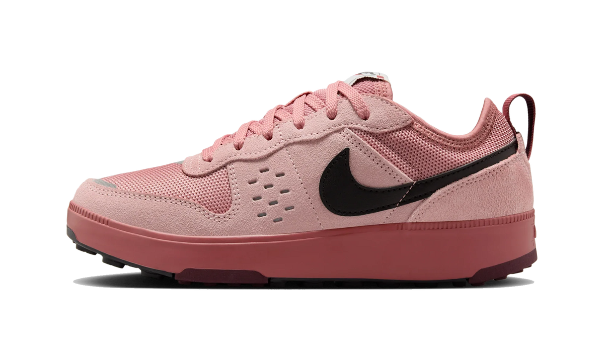 Overkicks - Nike C1TY Red Stardust Canyon Rust Burgundy Crush Black (GS) (HQ0028-600) - vista lateral