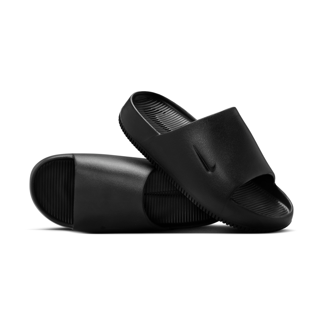 Overkicks - Nike Calm Slide Black (Womens) (DX4816-001) - vista lateral