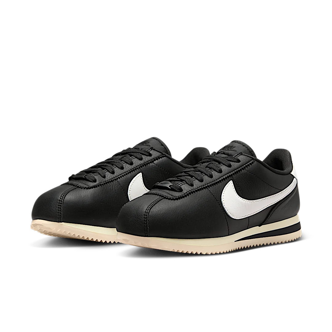 Overkicks - Nike Cortez 23 Premium Black Sail (FB6877-001) - vista trasera