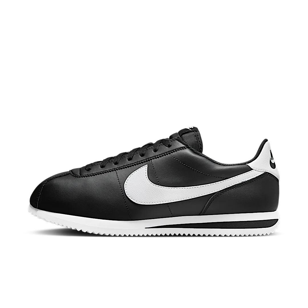 Overkicks - Nike Cortez Basic Black White (2023) (DM4044-001) - vista lateral