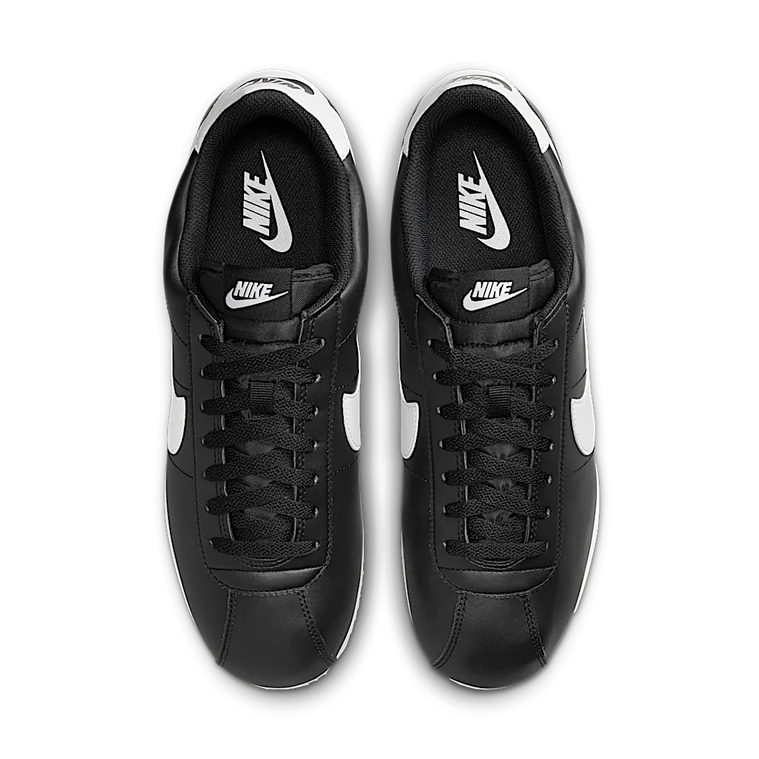 Overkicks - Nike Cortez Basic Black White (2023) (DM4044-001) - vista trasera