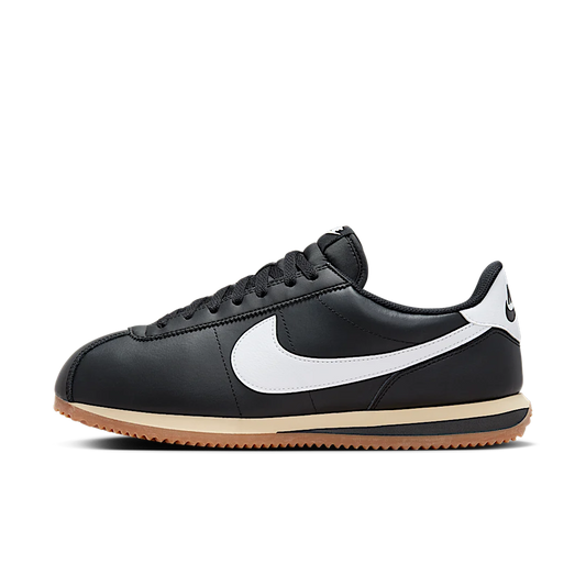 Overkicks - Nike Cortez Black Gum Medium Brown Sesame White (DM4044-002) - vista lateral