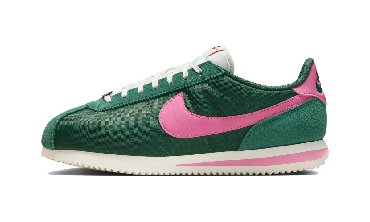Overkicks - Nike Cortez Fir Sail Pinksicle (Womens) (IF1764-300) - vista lateral