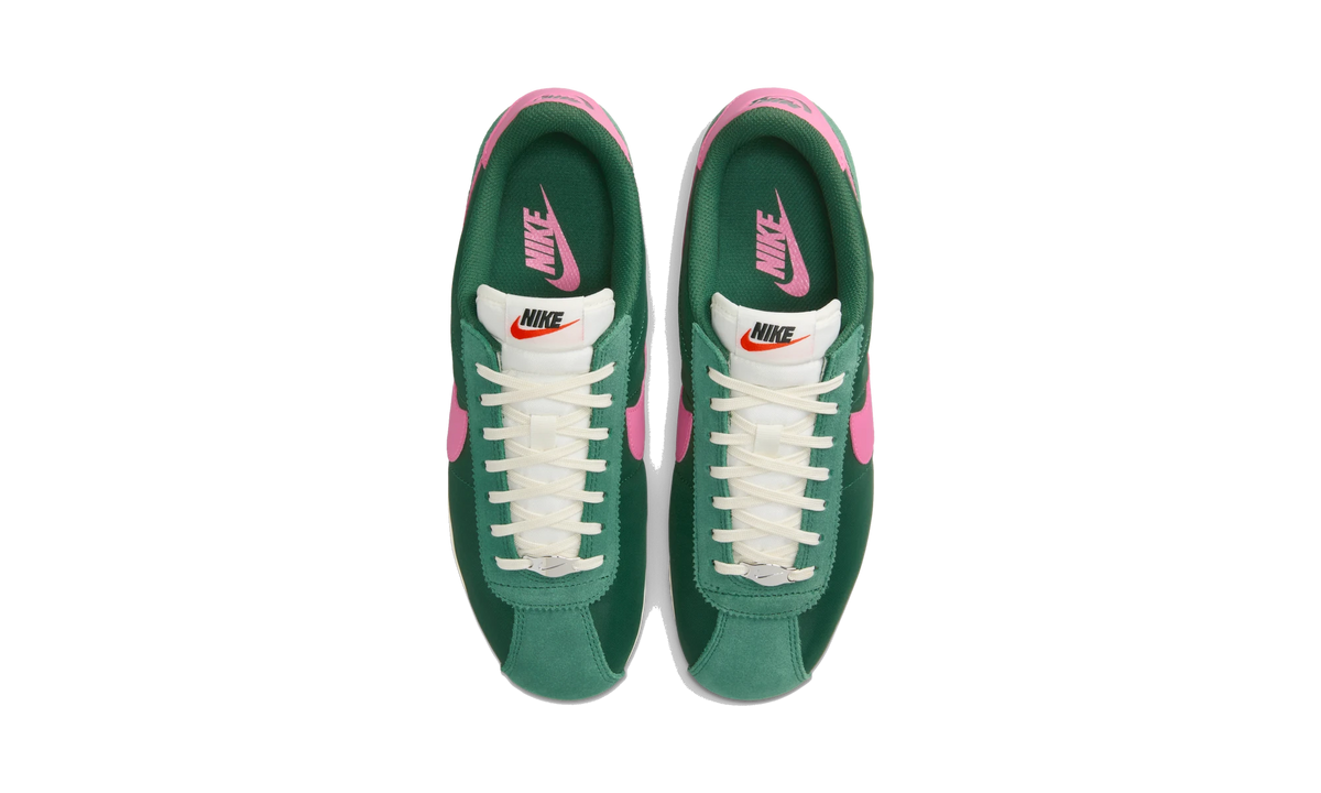 Overkicks - Nike Cortez Fir Sail Pinksicle (Womens) (IF1764-300) - vista superior