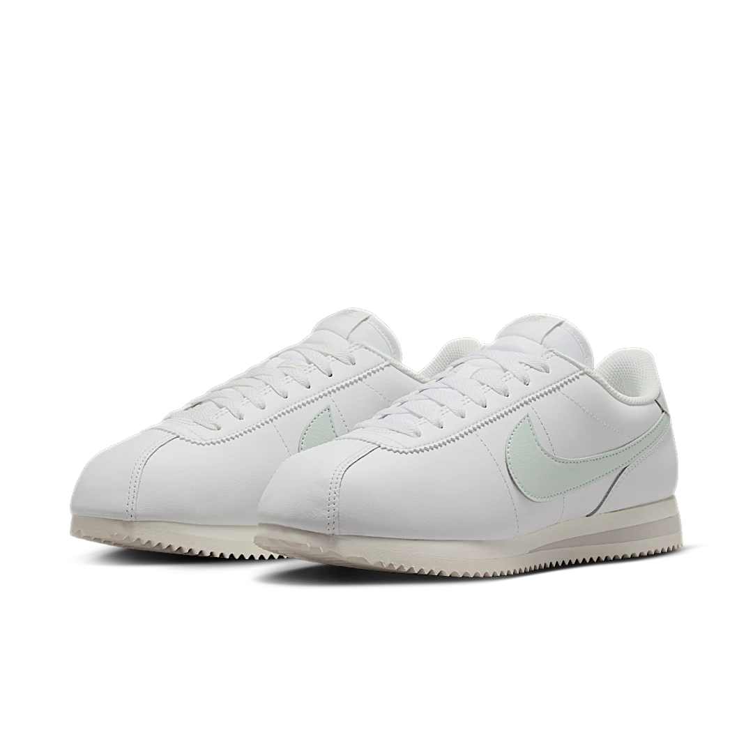 Overkicks - Nike Cortez Leather Summit White Light Silver (DN1791-106) - vista trasera
