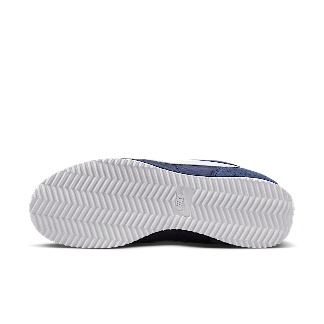 Overkicks - Nike Cortez Nylon Midnight Navy White (Womens) (DZ2795-400) - detalle suela