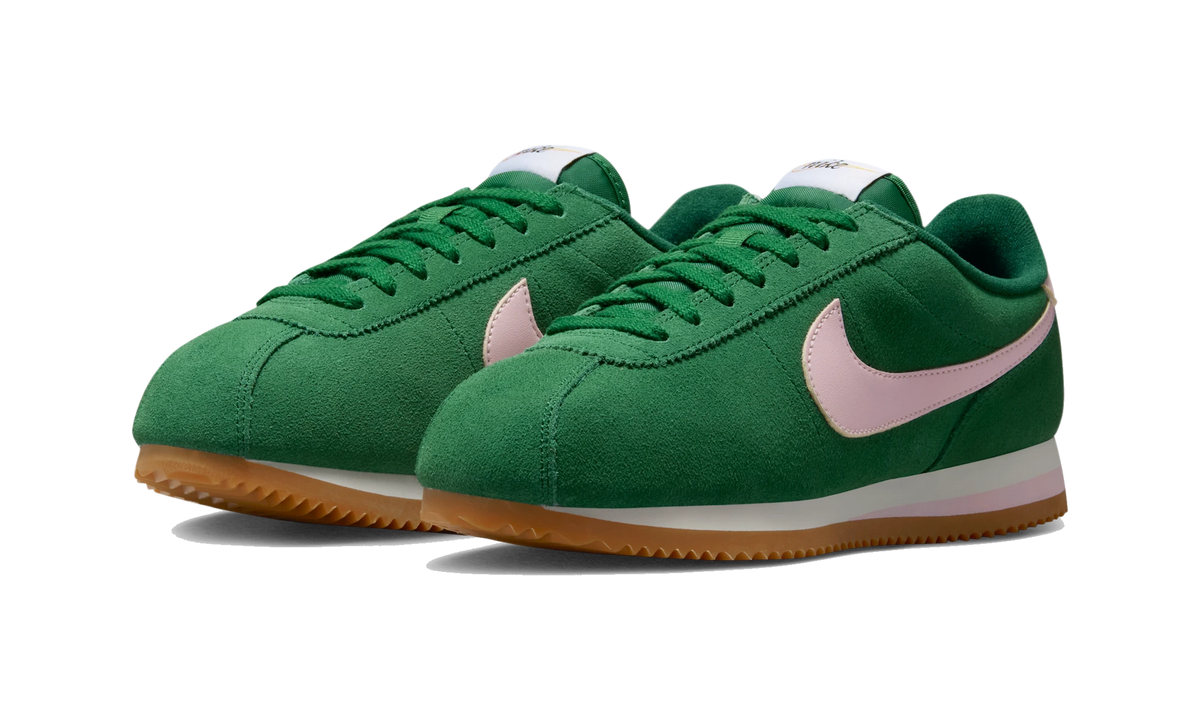 Overkicks - Nike Cortez Sport Green Pink Foam Gum (Womens) (IB1857-301) - vista trasera