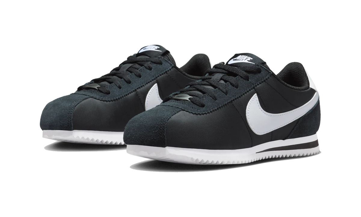 Overkicks - Nike Cortez Textile Black White (GS) (IH7654-002) - imagen 2