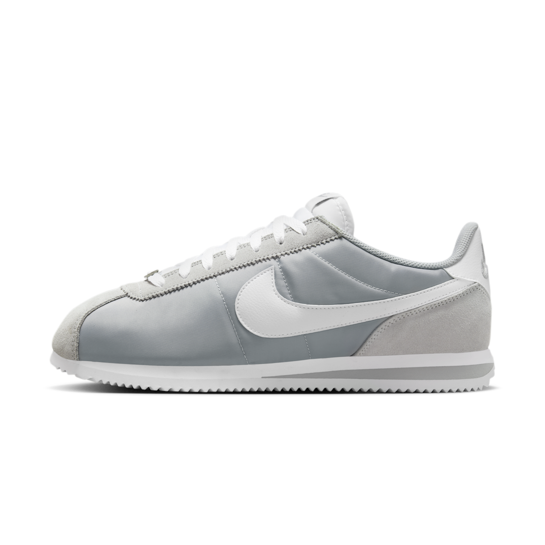 Overkicks - Nike Cortez Textile Flat Silver White (HF0263-002) - vista lateral