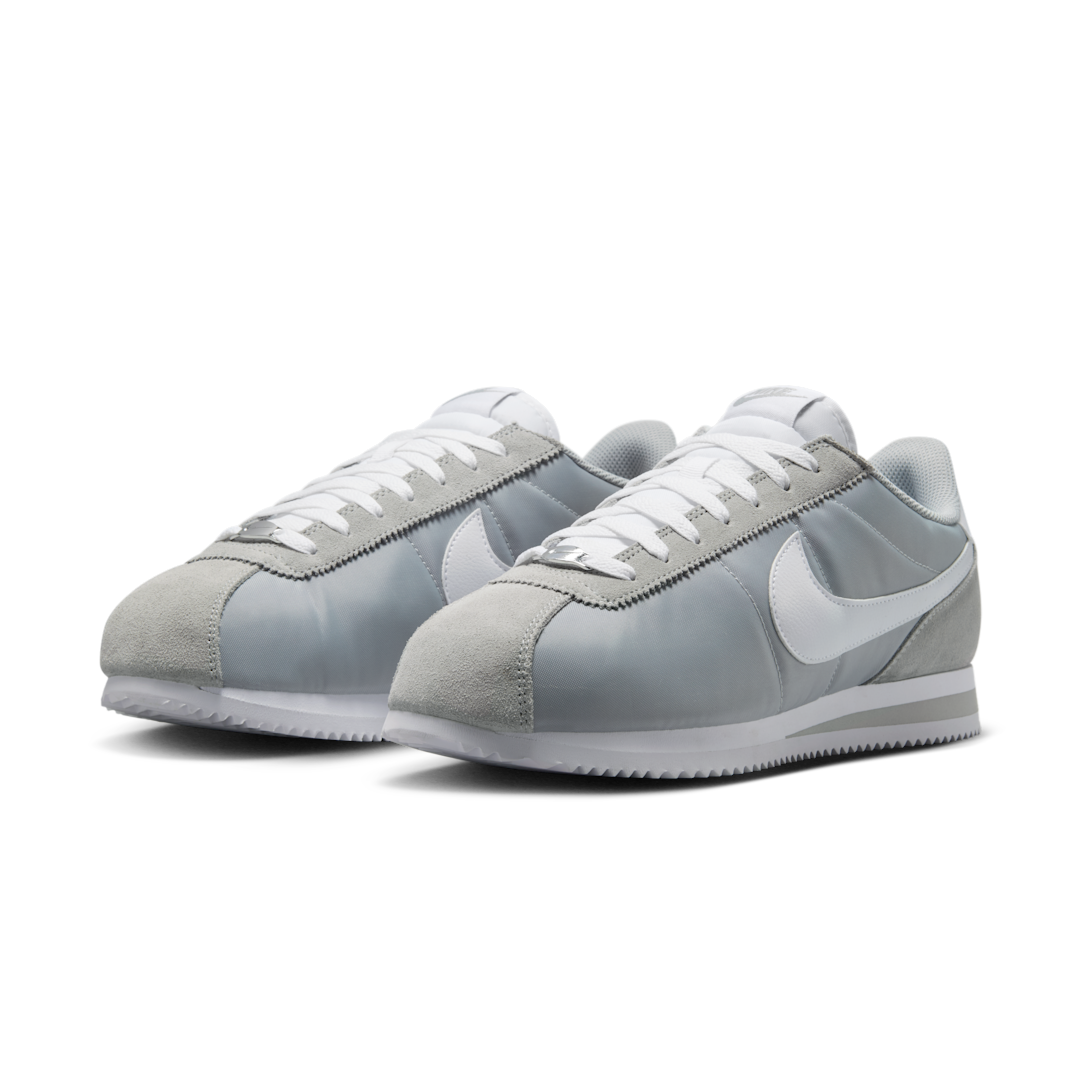 Overkicks - Nike Cortez Textile Flat Silver White (HF0263-002) - vista trasera