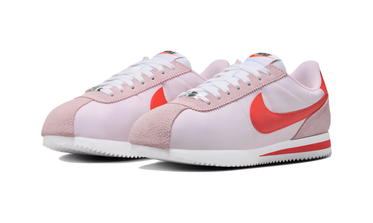 Overkicks - Nike Cortez Textile Pink Foam Light Crimson (Womens) (DZ2795-609) - vista trasera