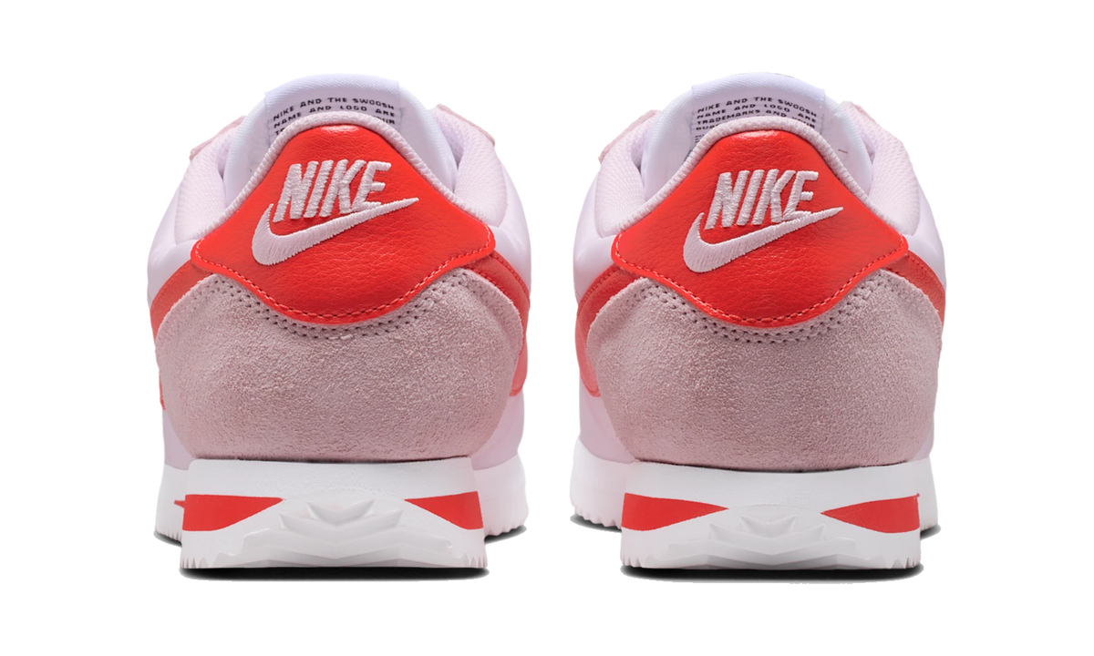 Overkicks - Nike Cortez Textile Pink Foam Light Crimson (Womens) (DZ2795-609) - detalle talón