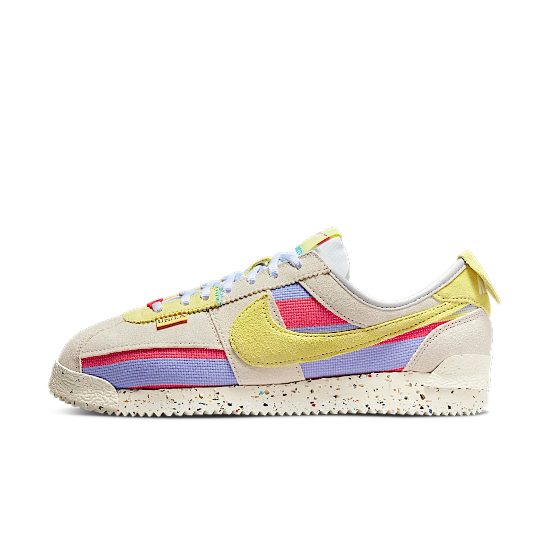 Overkicks - Nike Cortez Union Lemon Frost (DR1413-100) - vista lateral