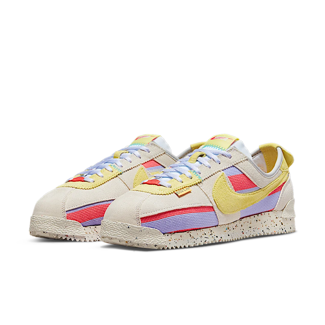 Overkicks - Nike Cortez Union Lemon Frost (DR1413-100) - vista trasera