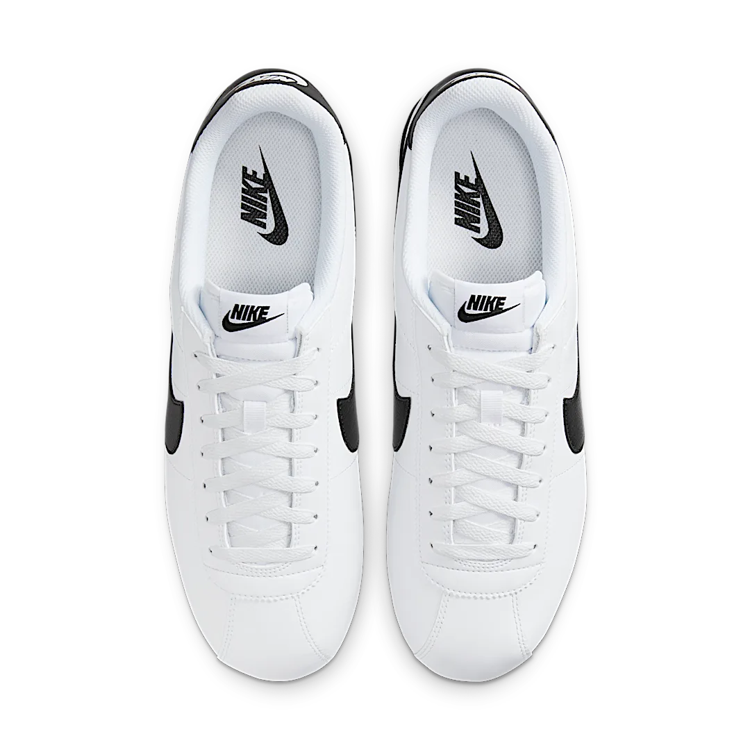 Overkicks - Nike Cortez White Black (DM4044-105) - vista trasera