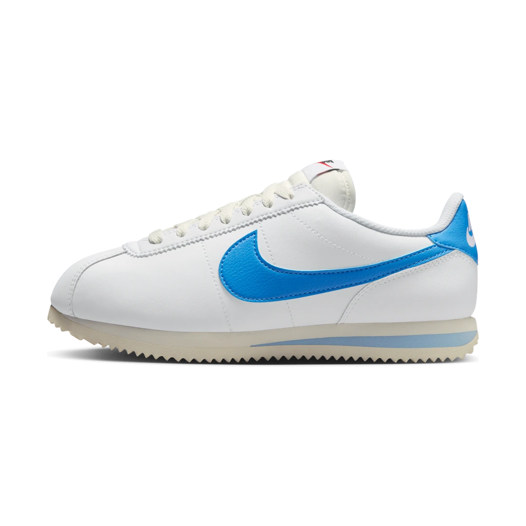 Overkicks - Nike Cortez White University Blue Sail (DN1791-102) - vista lateral