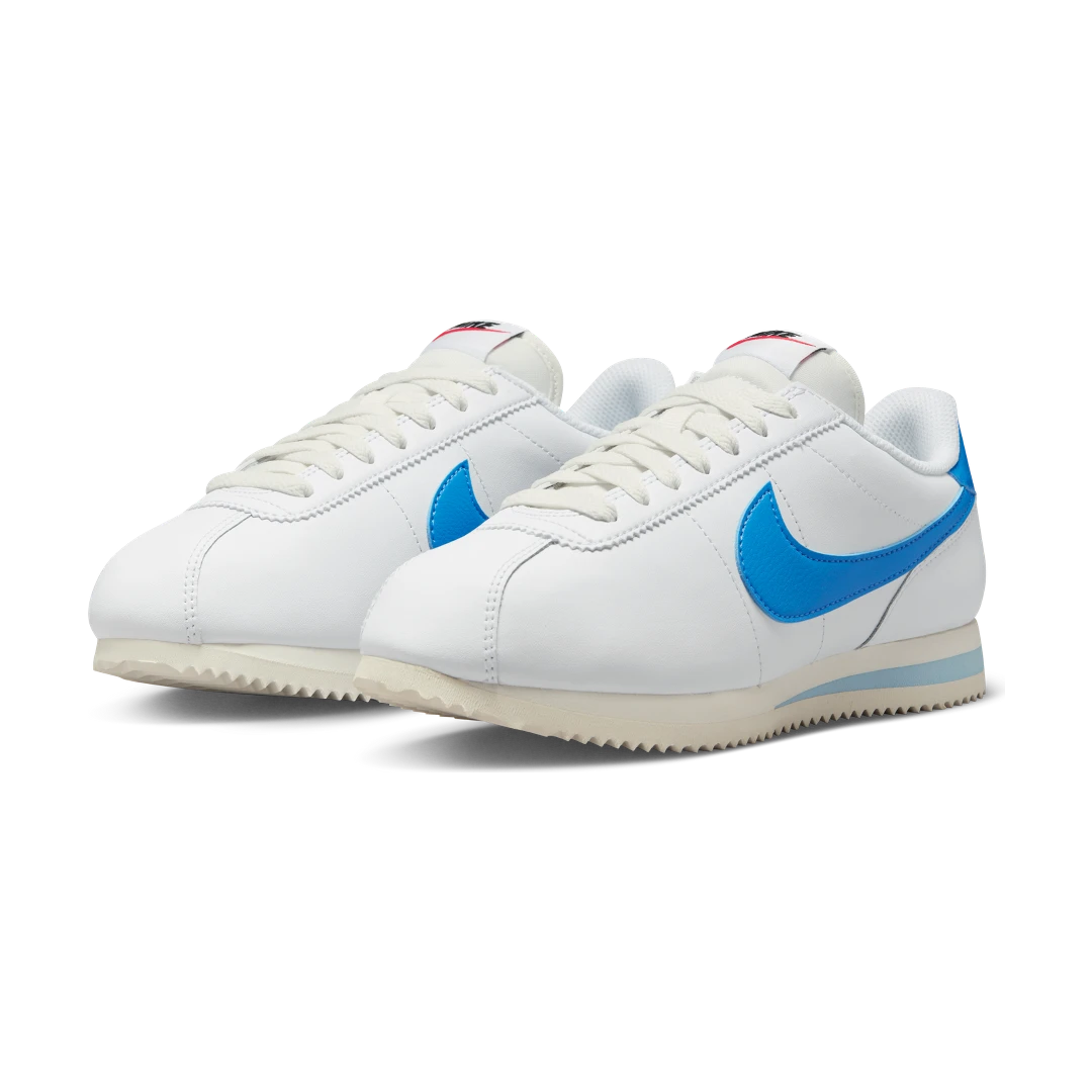 Overkicks - Nike Cortez White University Blue Sail (DN1791-102) - vista trasera