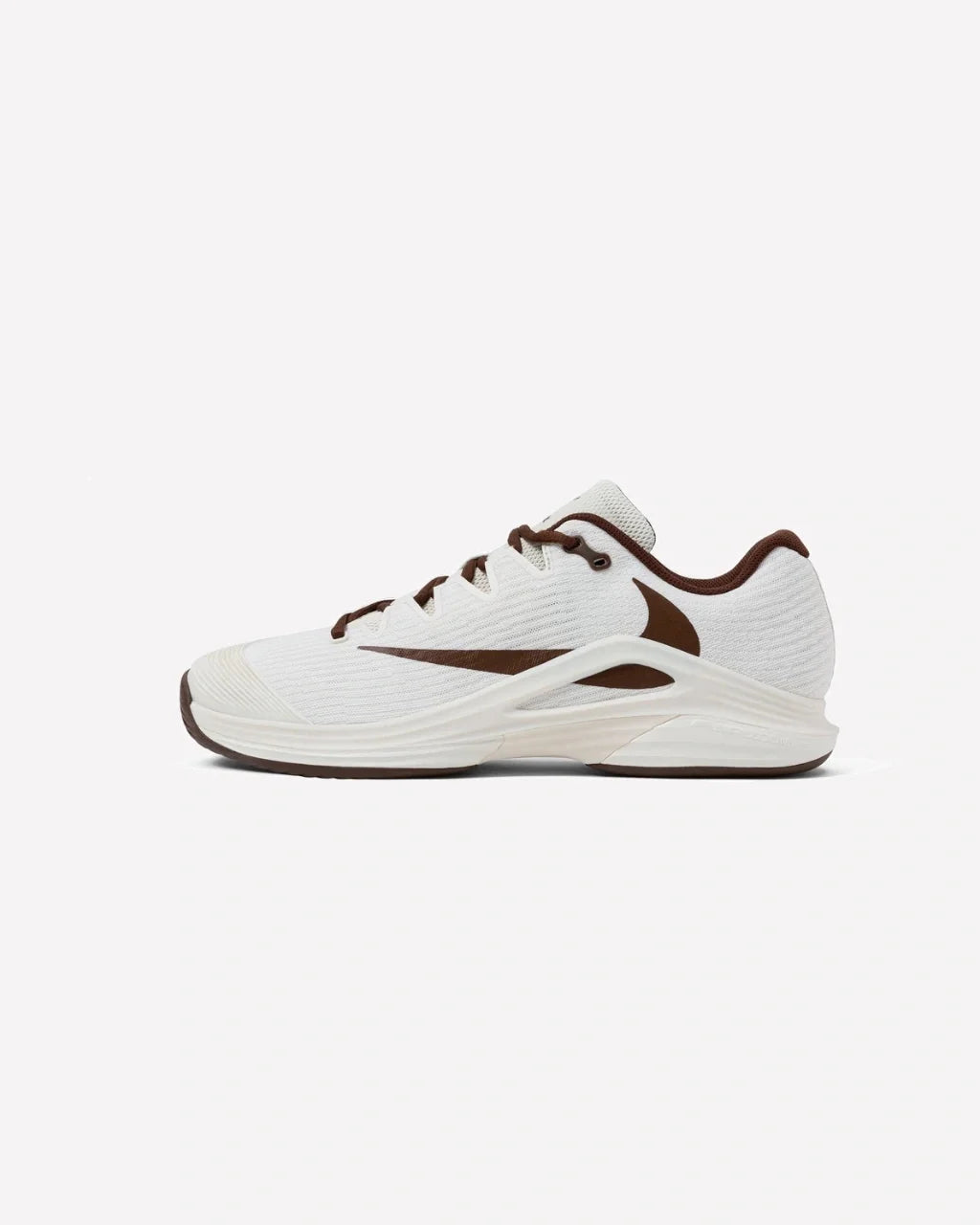 Overkicks - Nike Court Air Zoom Vapor 12 HC Travis Scott Pale Ivory (JJ2180-100) - vista lateral