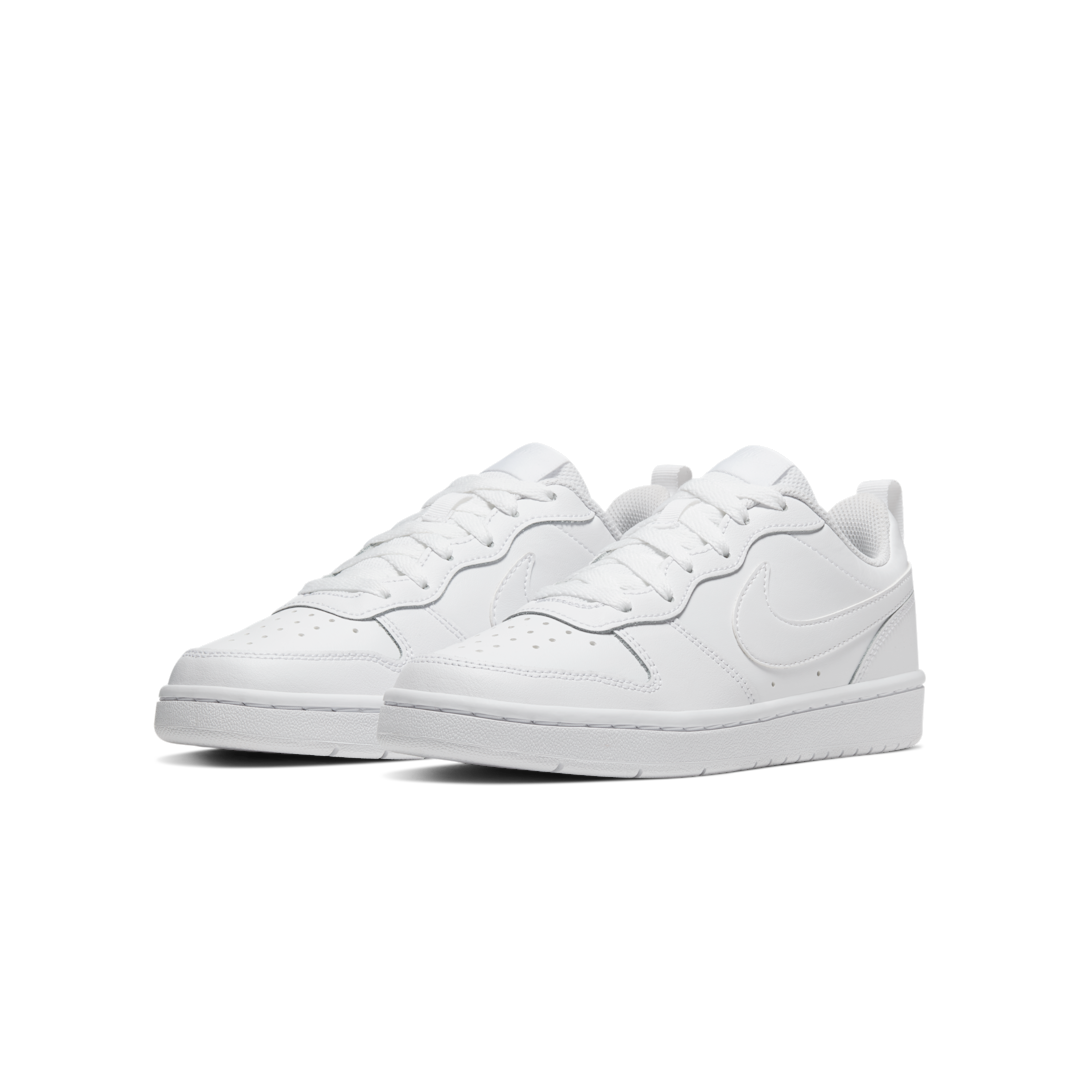 Overkicks - Nike Court Borough 2 White (GS) (BQ5448-100) - imagen 2