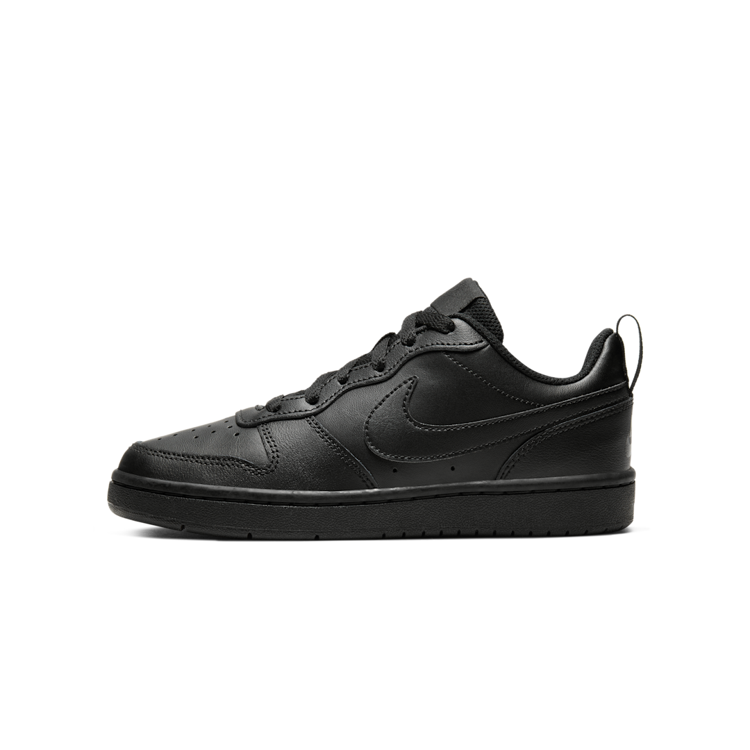 Overkicks - Nike Court Borough Low 2 Black (GS) (BQ5448-001) - vista lateral