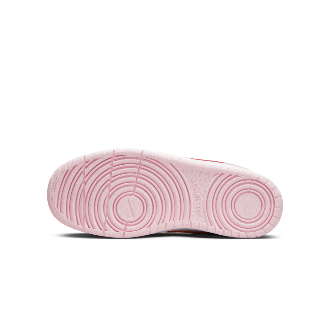 Overkicks - Nike Court Borough Low 2 SE White Pink Foam (GS) (DQ0492-100) - imagen 4