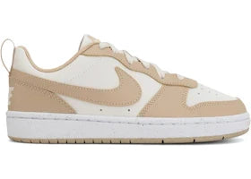 Overkicks - Nike Court Borough Low Phantom White Linen (GS) (IQ2722-001) - vista lateral