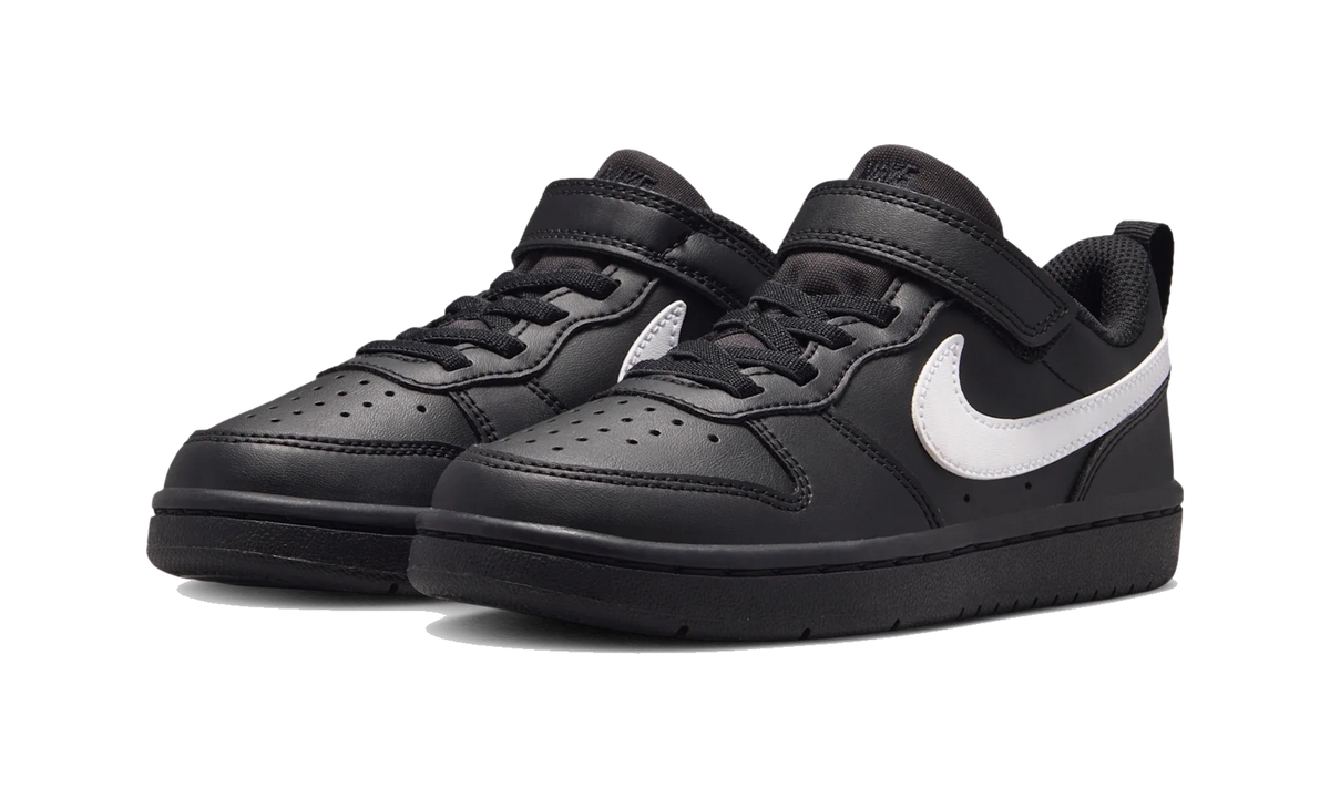 Overkicks - Nike Court Borough Low Recraft Black White Black (PS) (DV5457-013) - imagen 2