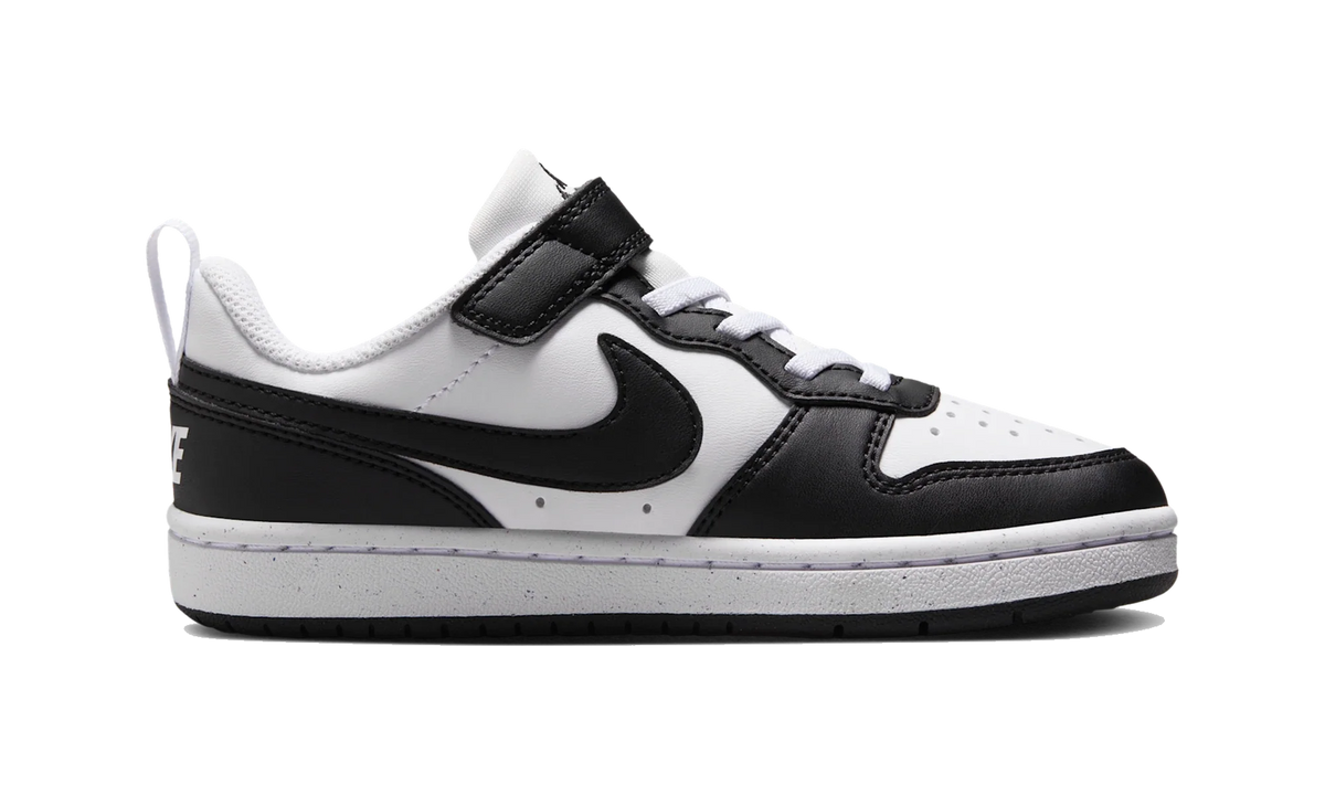 Overkicks - Nike Court Borough Low Recraft Black White (PS) (DV5457-131) - imagen 4