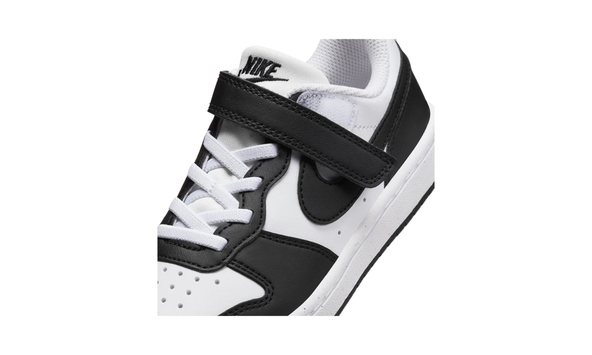 Overkicks - Nike Court Borough Low Recraft Black White (PS) (DV5457-131) - imagen 7