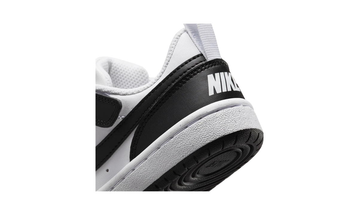 Overkicks - Nike Court Borough Low Recraft Black White (PS) (DV5457-131) - imagen 8